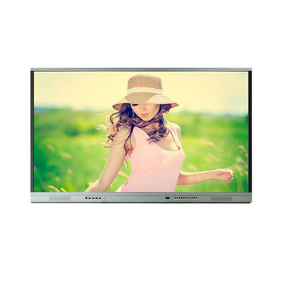 অ্যান্ড্রয়েড 9.0 4K এলসিডি স্মার্ট বোর্ড 350cd / m2 32768 * 32768 রেজোলিউশন