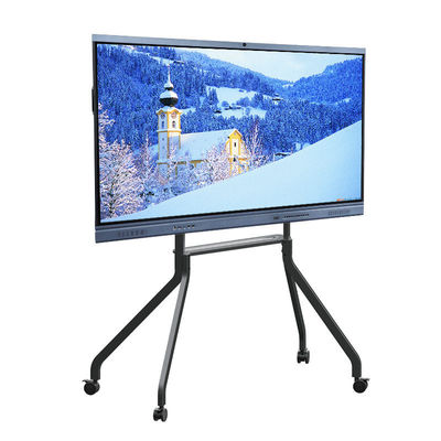 4k ইন্টারেক্টিভ প্যানেল, 86'' LED স্মার্ট বোর্ড, অ্যালুমিনিয়াম ফ্রেম 350cd/m2 OPS স্লট