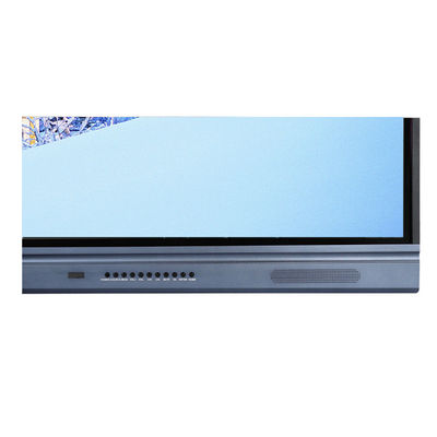 4k ইন্টারেক্টিভ প্যানেল, 86'' LED স্মার্ট বোর্ড, অ্যালুমিনিয়াম ফ্রেম 350cd/m2 OPS স্লট