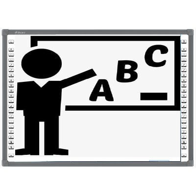 86 ইঞ্চি ইন্টারেক্টিভ হোয়াইটবোর্ড ইনফ্রারেড 10 ক্লাসরুম মিটিং জন্য স্পর্শ পয়েন্ট