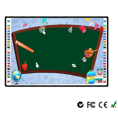 ৯০ ইঞ্চি ইনফ্রারেড ইন্টারেক্টিভ হোয়াইটবোর্ড ইলেকট্রনিক হোয়াইট বোর্ড ইউএসবি ইন্টারফেস সিরামিক ন্যানো সারফেস