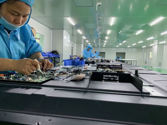 75 ইঞ্চি 4 কে ইউএইচডি ইন্টারেক্টিভ ফ্ল্যাট প্যানেল 20 পয়েন্ট মাল্টি টাচ এবং অ্যান্ড্রয়েড 9.0 ওএস স্মার্ট বোর্ড সহ