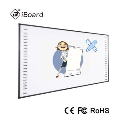 CE Rohs FCC 105 ইঞ্চি ইনফ্রারেড ইন্টারেক্টিভ হোয়াইটবোর্ড সাপোর্ট ড্রাই ইরেজড আইডব্লিউবি