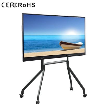 OEM রঙ সম্মেলন কর্পোরেট মিটিংয়ের জন্য ধাতুতে ইন্টারেক্টিভ ফ্ল্যাট প্যানেল প্রদর্শন