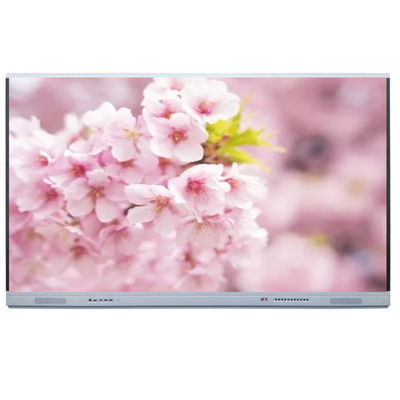 4K LED ইন্টারেক্টিভ স্মার্ট বোর্ড 65 ইঞ্চি অ্যান্ড্রয়েড 8 সিস্টেম, অ্যালুমিনিয়াম ফ্রেম, সাপোর্ট OPS