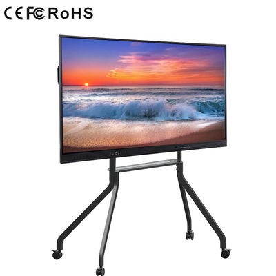 IR LED ইন্টারেক্টিভ হোয়াইটবোর্ড 75'' শিক্ষার জন্য ইন্টারেক্টিভ LCD ফ্ল্যাট প্যানেল টাচ মনিটর