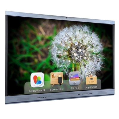 Android 11 IR ইন্টারেক্টিভ হোয়াইটবোর্ড 65 75 86 ইঞ্চি YL সিরিজ ফ্ল্যাট প্যানেল ডিসপ্লে USB পোর্ট OTA মাল্টি টাচ পয়েন্ট বাচ্চাদের জন্য