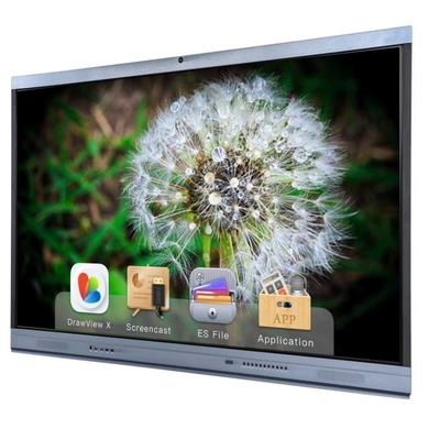 Android 11 IR ইন্টারেক্টিভ হোয়াইটবোর্ড 65 75 86 ইঞ্চি YL সিরিজ ফ্ল্যাট প্যানেল ডিসপ্লে USB পোর্ট OTA মাল্টি টাচ পয়েন্ট বাচ্চাদের জন্য