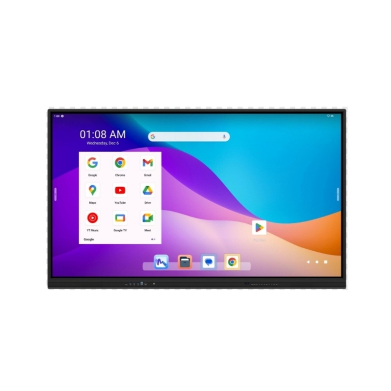 সর্বশেষ অ্যান্ড্রয়েড (16+256GB) 86 ইঞ্চি ইন্টারেক্টিভ এলসিডি স্মার্ট বোর্ড ক্লাস এবং অফিসের জন্য
