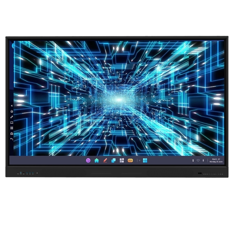 সর্বশেষ 4GB+64GB এলসিডি স্মার্ট বোর্ড 75 ইঞ্চি ডিজিটাল হোয়াইট বোর্ড শিক্ষা কর্মস্থলের জন্য