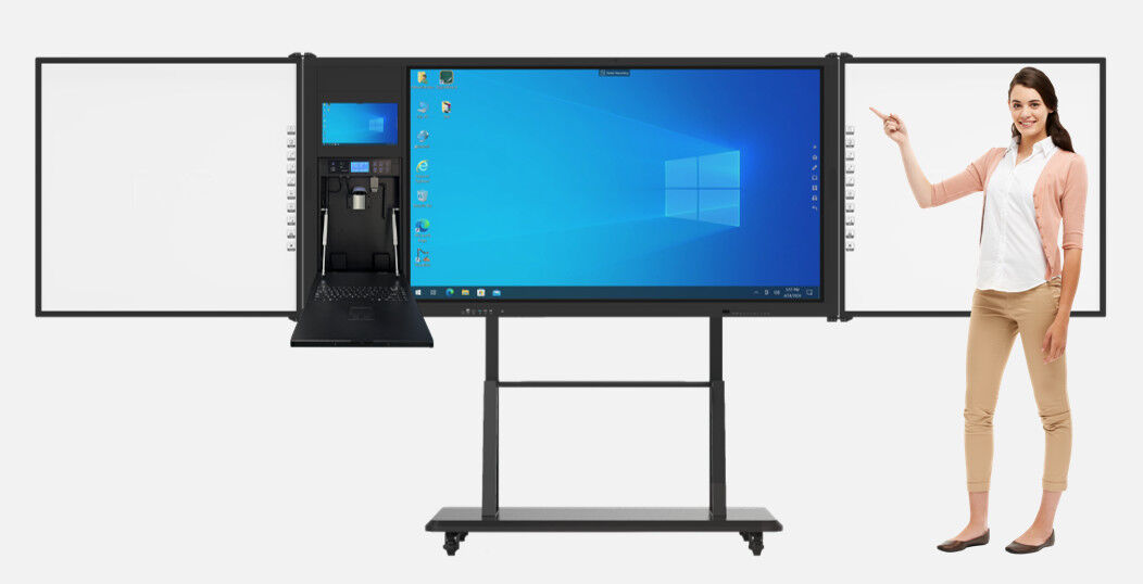 শিক্ষার জন্য 20 টাচ পয়েন্ট এবং বিল্ট-ইন স্পিকার সহ 4K আল্ট্রা এইচডি ইন্টারেক্টিভ ফ্ল্যাট প্যানেল