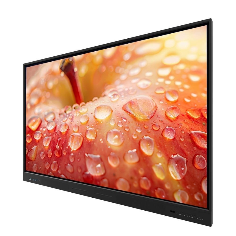 LED ইন্টারেক্টিভ হোয়াইটবোর্ড 86 98 110 ইঞ্চি অ্যান্ড্রয়েড 13 14 এলসিডি স্মার্ট বোর্ড প্রতিক্রিয়া 5-8 এমএস মিটিং সফ্টওয়্যার ক্যামেরা এবং মাইক এবং মোবাইল স্ট্যান্ডের সাথে সামঞ্জস্যপূর্ণ