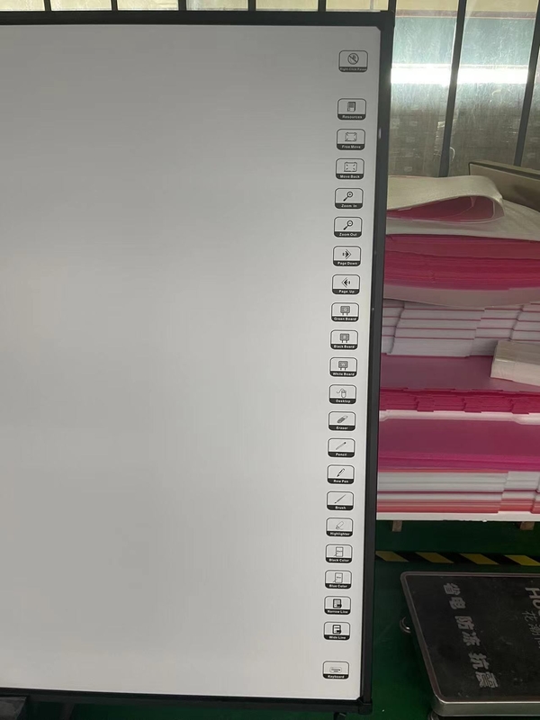 কারখানার পাইকারি উচ্চ সামঞ্জস্য IBoard ইন্টারেক্টিভ হোয়াইটবোর্ড শ্রেণীকক্ষ শিক্ষার জন্য প্রশস্ত দেখার কোণ ইন্টারেক্টিভ ইলেকট্রনিক হোয়াইটবোর্ড