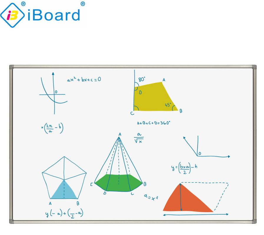 ৯০ ইঞ্চি ইনফ্রারেড ইন্টারেক্টিভ হোয়াইটবোর্ড ইলেকট্রনিক হোয়াইট বোর্ড ইউএসবি ইন্টারফেস সিরামিক ন্যানো সারফেস