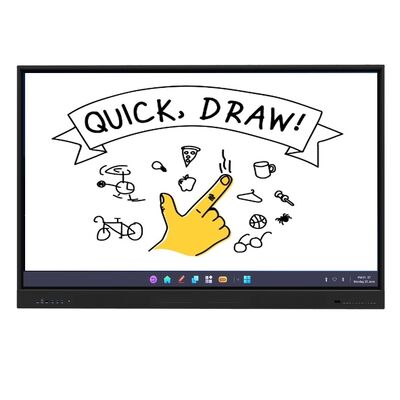 স্কুল অফিস কনফারেন্সের জন্য 75 ইঞ্চি অল ইন ওয়ান ইন্টারেক্টিভ হোয়াইটবোর্ড স্মার্ট বোর্ড