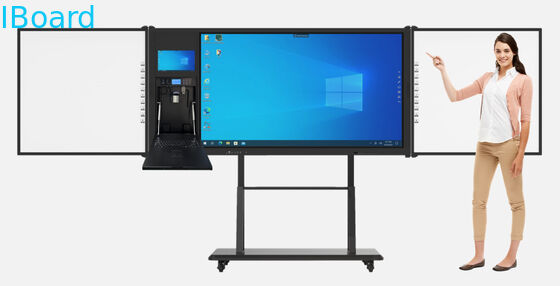 শিক্ষার জন্য 20 টাচ পয়েন্ট এবং বিল্ট-ইন স্পিকার সহ 4K আল্ট্রা এইচডি ইন্টারেক্টিভ ফ্ল্যাট প্যানেল