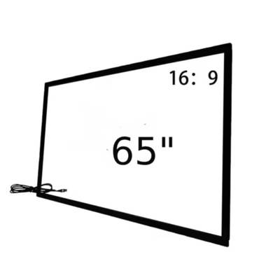ইনফ্রারেড টাচ ফ্রেম ওভারলে 32 43 49 55 65 75 ইঞ্চি 40 ইনফ্রারেড টাচ পয়েন্ট ডিজিটাল কিয়স্ক টোটেম টিভি মনিটরের জন্য ইউএসবি সংযোগ সহ