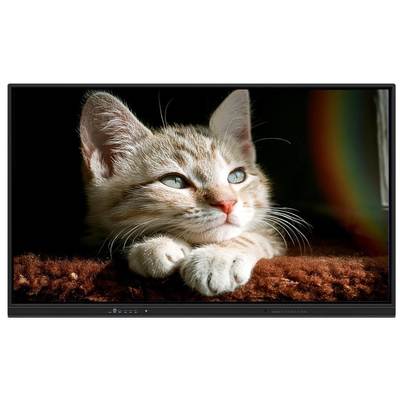 অ্যান্ড্রয়েড / উইন্ডোজ / লিনাক্স / ম্যাক / ক্রোম ওএস এবং ওয়্যারলেস প্রজেকশন সহ 65 ইঞ্চি ইন্টারেক্টিভ হোয়াইটবোর্ড স্মার্ট বোর্ড