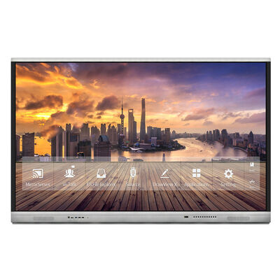 অফিস কনফারেন্স ইন্টারেক্টিভ ফ্ল্যাট প্যানেল ডিসপ্লে যা লেখা এবং বিনোদন ক্ষমতা সহ পেশাদার পরিবেশে বহুমুখী সমর্থন করে