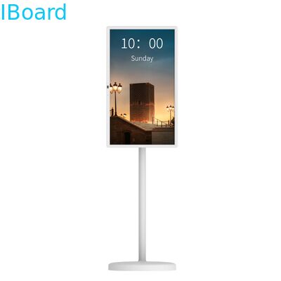 ইন্টারেক্টিভ হোয়াইটবোর্ড ব্যবহারের জন্য অন্তর্নির্মিত ক্যামেরা এবং 15000mAh ব্যাটারি সহ 32 ইঞ্চি পোর্টেবল স্মার্ট টাচ স্ক্রিন টিভি