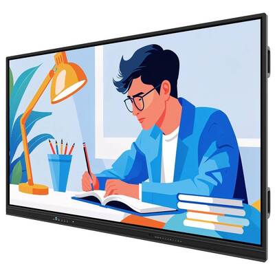 75 ইঞ্চি অ্যান্ড্রয়েড পিসি স্মার্ট প্যানেল ওয়াইফাই HDMI ইউএসবি 50 টাচ পয়েন্ট মিটিং অফিসের জন্য