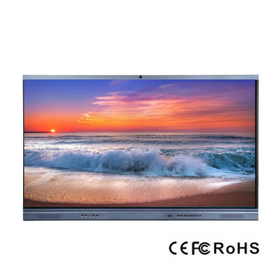 IR LED ইন্টারেক্টিভ হোয়াইটবোর্ড 75'' শিক্ষার জন্য ইন্টারেক্টিভ LCD ফ্ল্যাট প্যানেল টাচ মনিটর